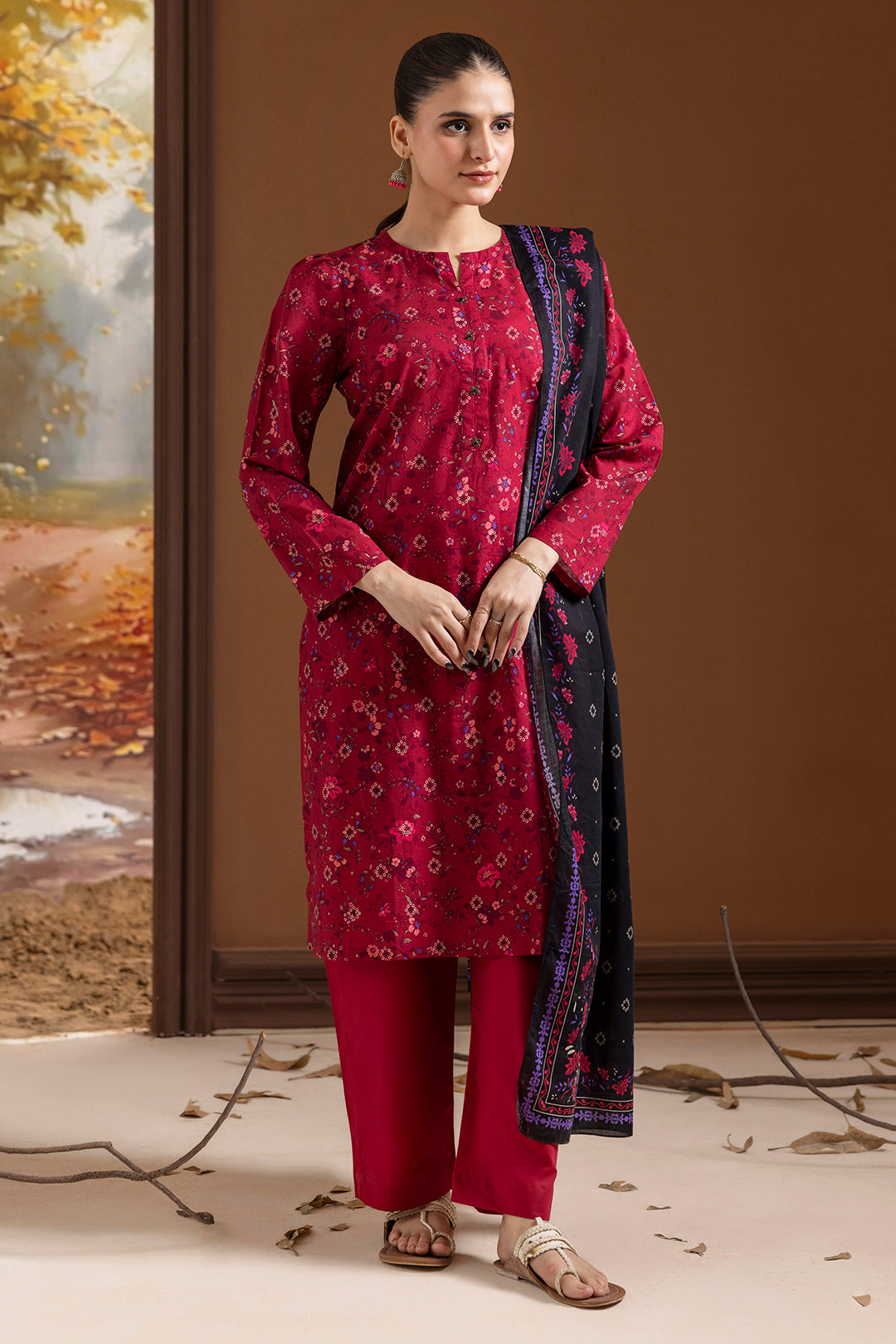 Kurta Dupatta Trouser - 2628
