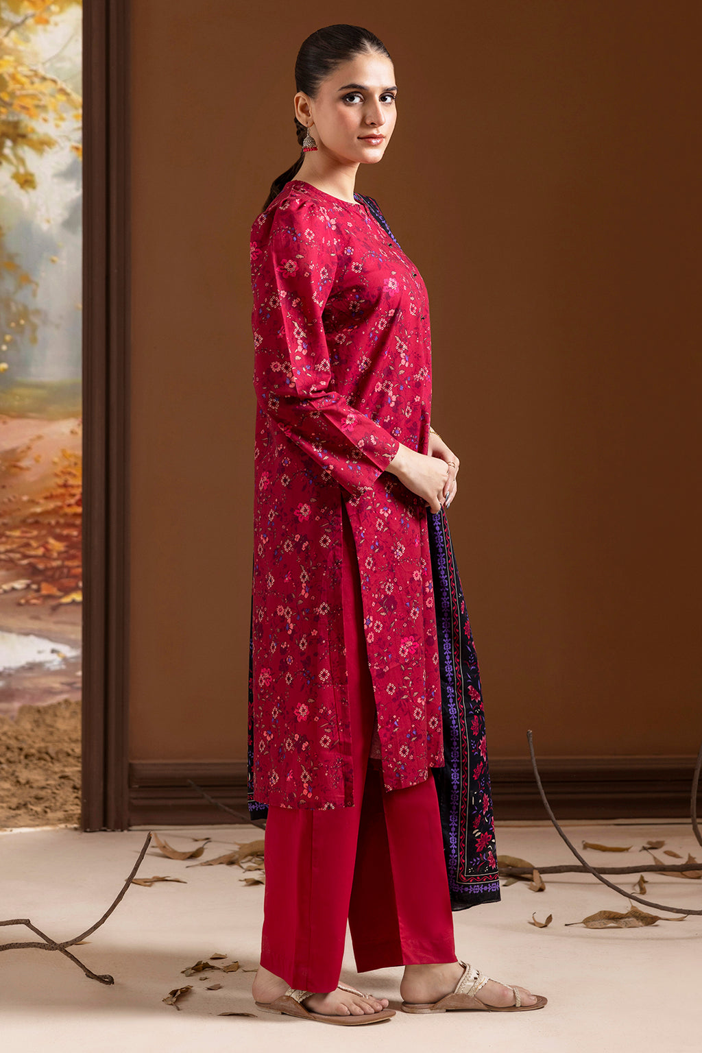 Kurta Dupatta Trouser - 2628