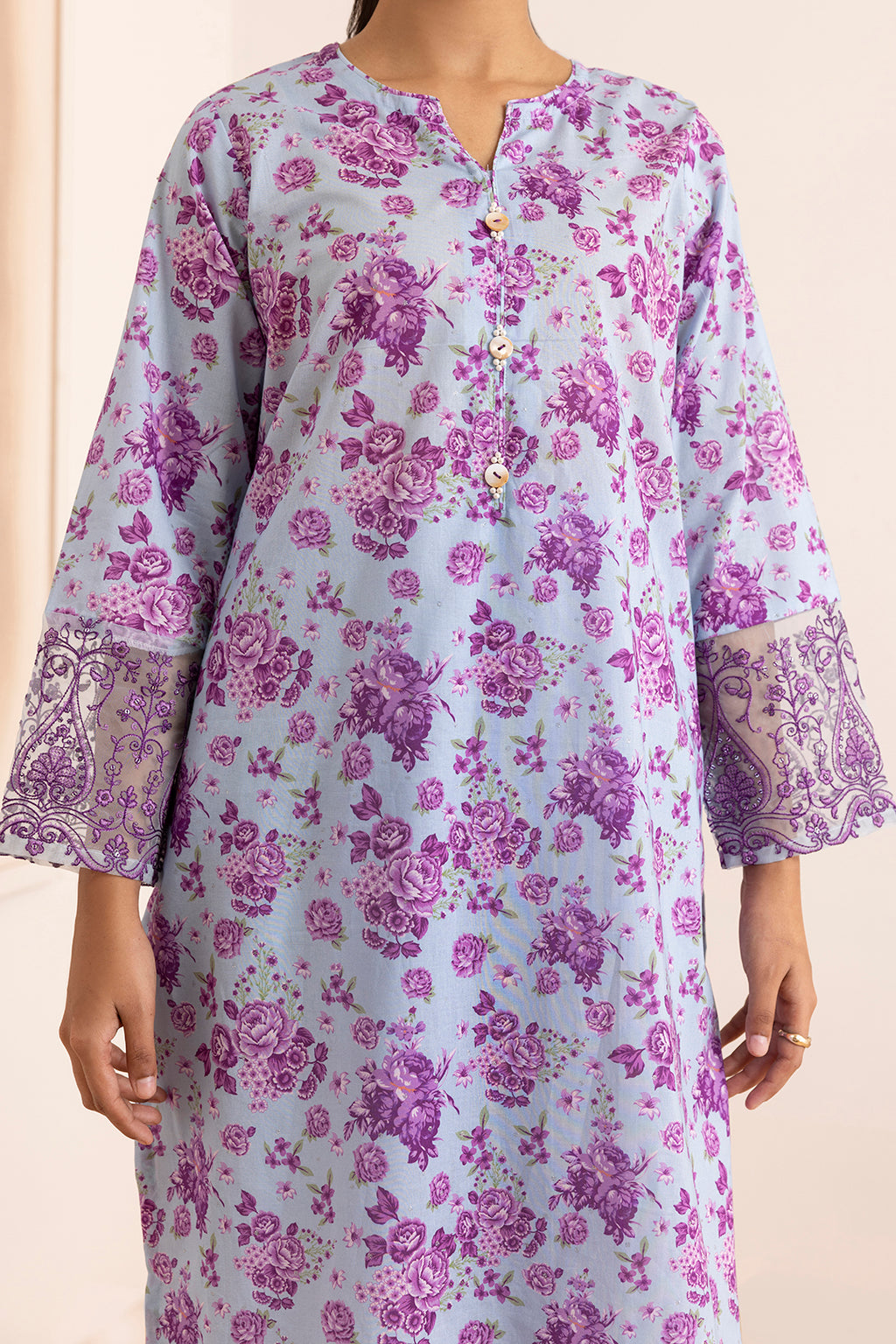 Embroidered Kurta Dupatta Trouser - 2633
