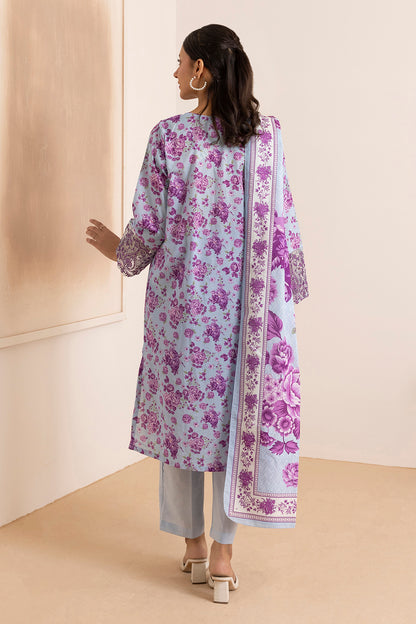 Embroidered Kurta Dupatta Trouser - 2633