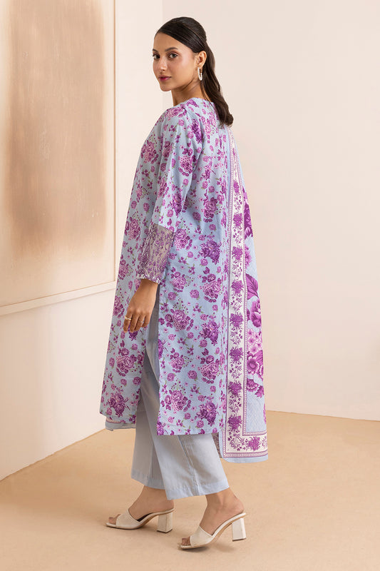Embroidered Kurta Dupatta Trouser - 2633