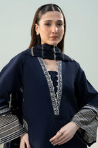 Embroidered Kurta Dupatta Trouser - 3338