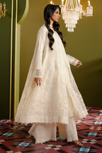 Front Open Frock With Crushed Plazo - 0711