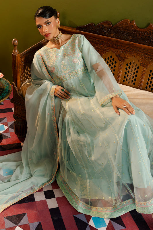 Frock With Trousers & Dupatta - 0715