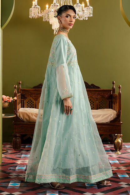 Frock With Trousers & Dupatta - 0715