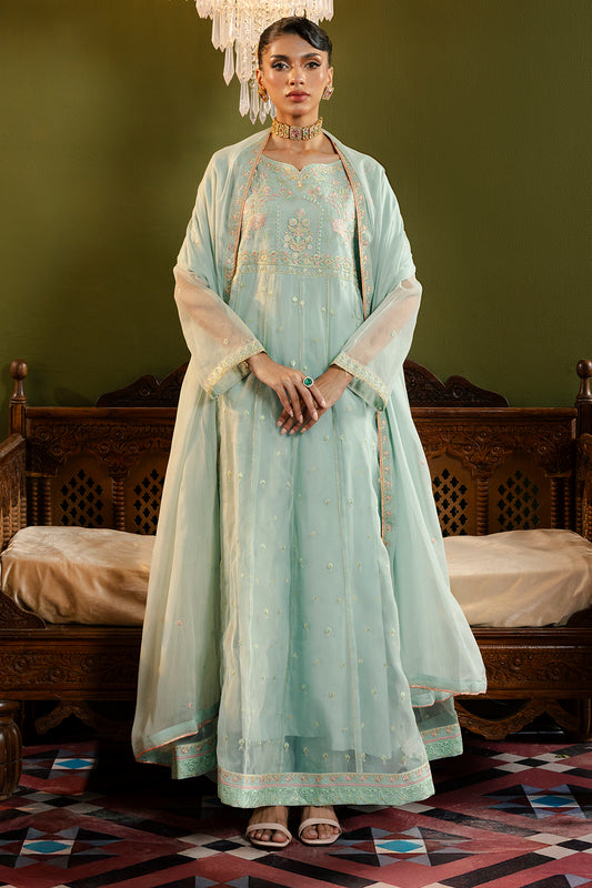 Frock With Trousers & Dupatta - 0715