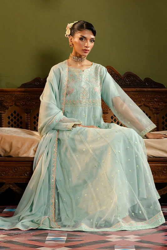 Frock With Trousers & Dupatta - 0715