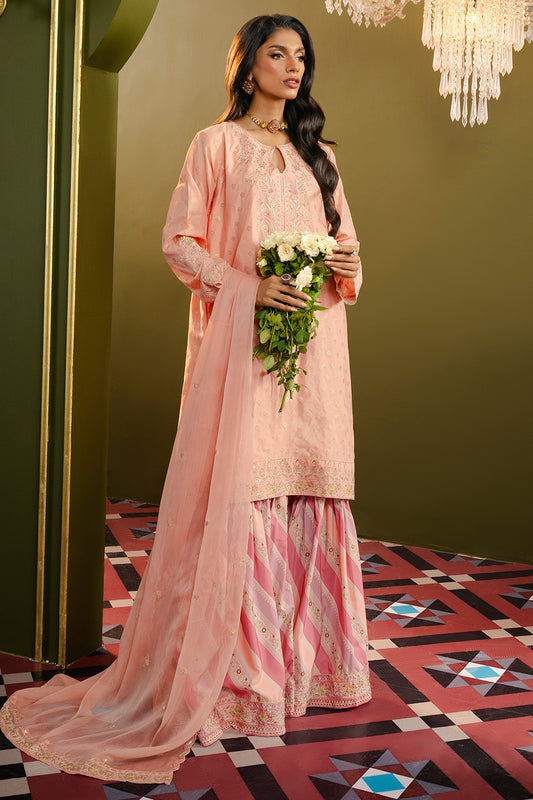 Kurta With Gharara & Dupatta - 0716