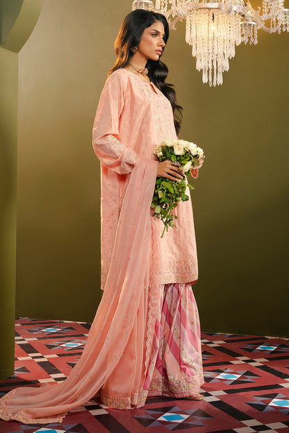 Kurta With Gharara & Dupatta - 0716