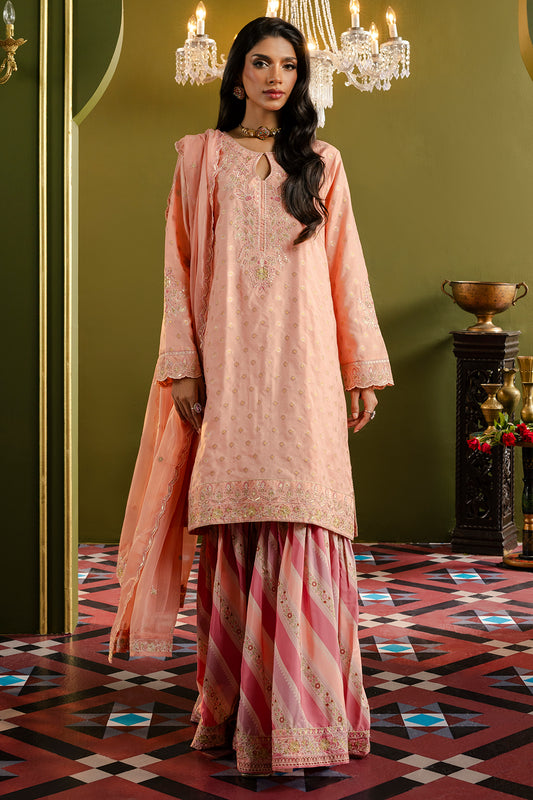 Kurta With Gharara & Dupatta - 0716