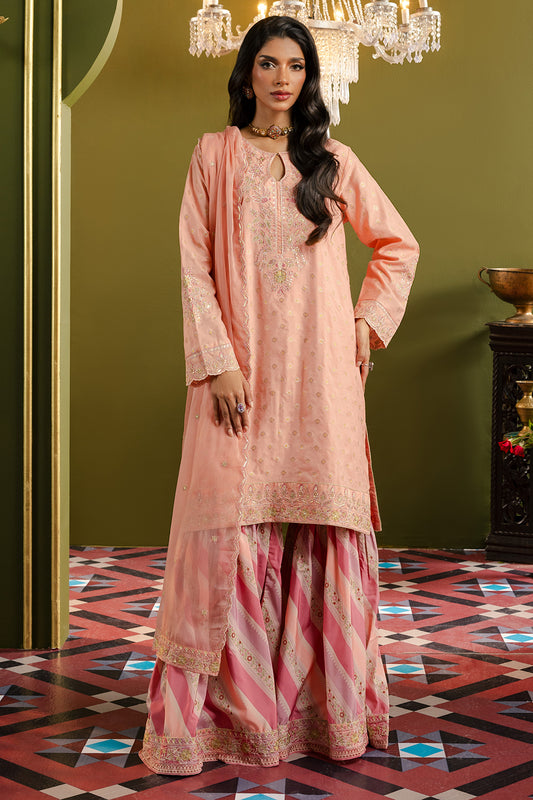 Kurta With Gharara & Dupatta - 0716