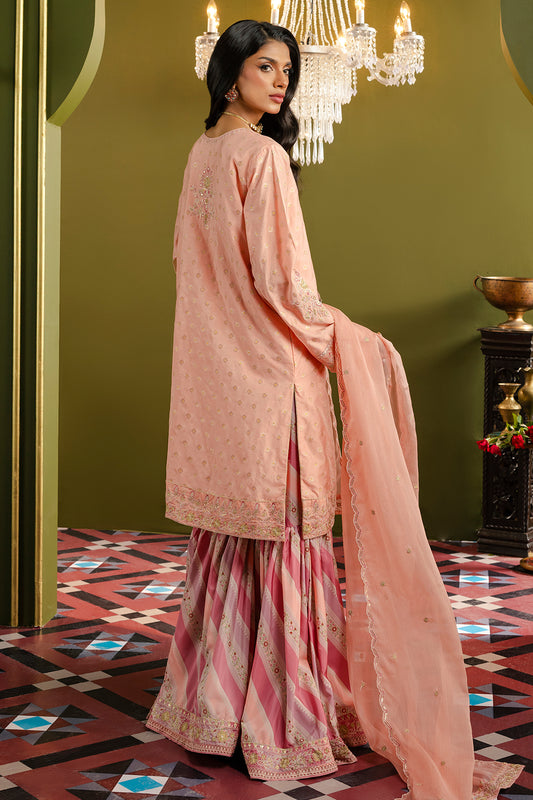 Kurta With Gharara & Dupatta - 0716