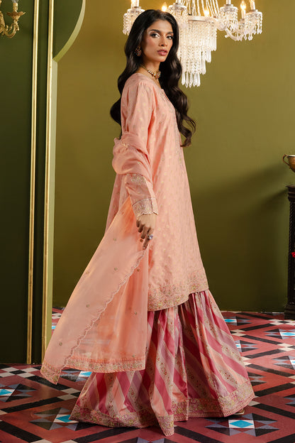 Kurta With Gharara & Dupatta - 0716