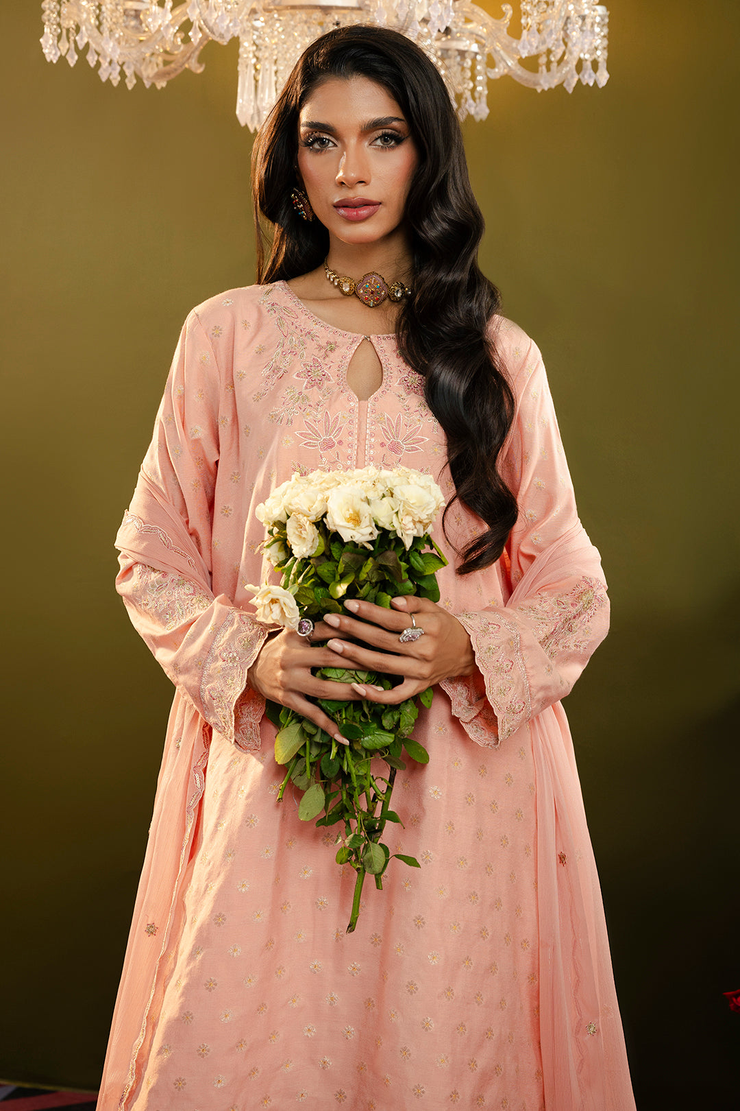 Kurta With Gharara & Dupatta - 0716