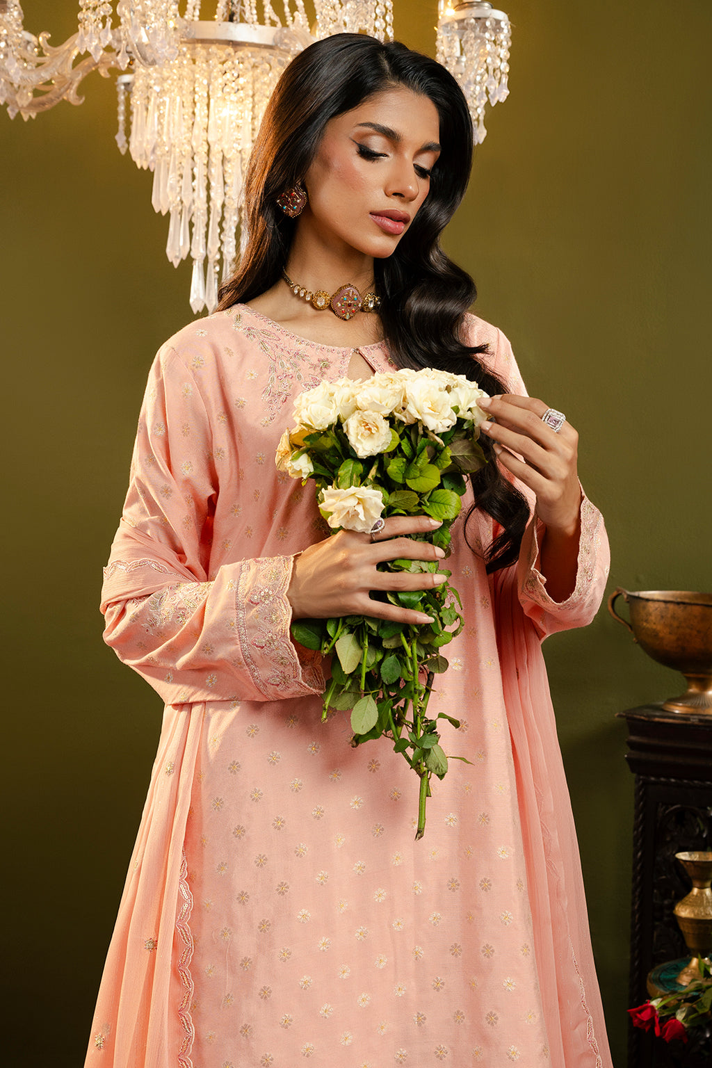 Kurta With Gharara & Dupatta - 0716