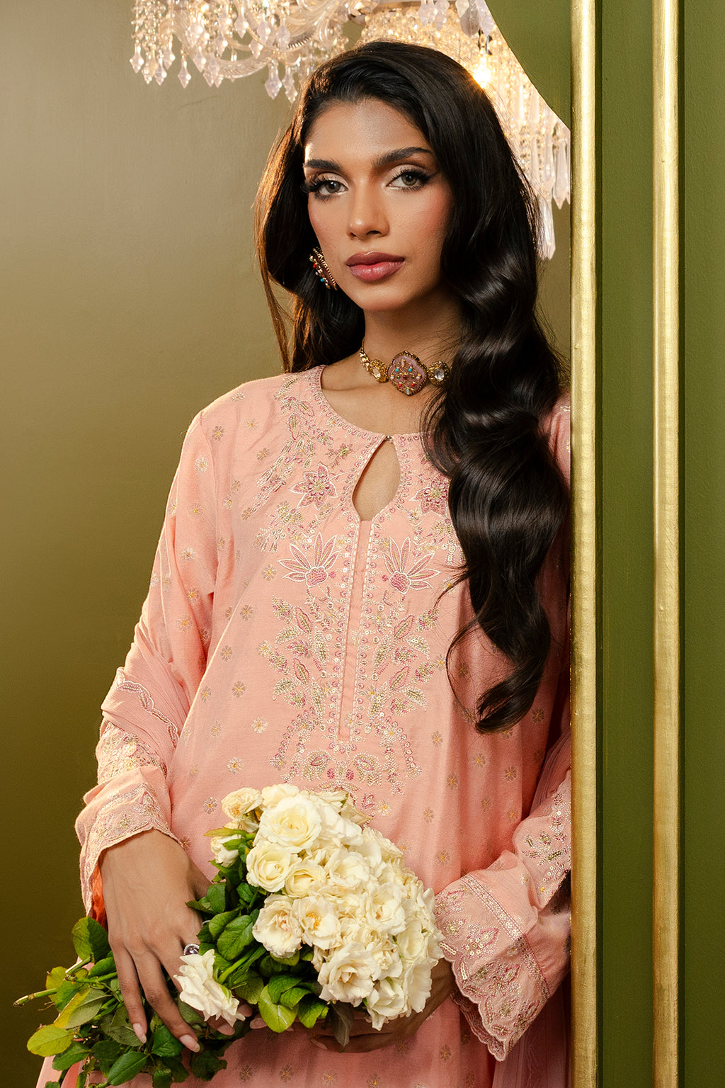 Kurta With Gharara & Dupatta - 0716
