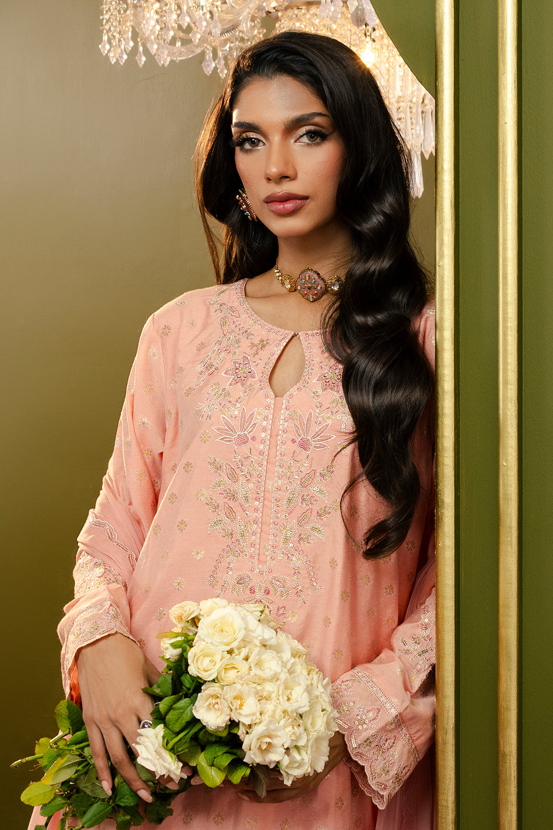 Kurta With Gharara & Dupatta - 0716