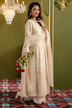Frock With Dhaka Pajama & Dupatta - 0718