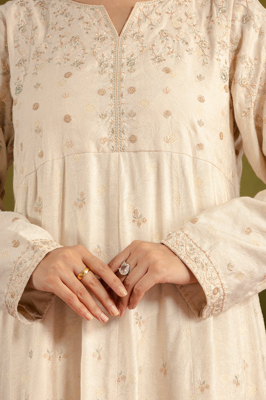 Frock With Dhaka Pajama & Dupatta - 0718