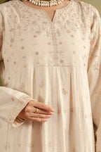 Frock With Dhaka Pajama & Dupatta - 0718