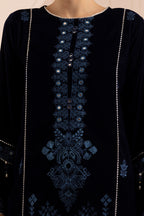 Embroidered Kurta Dupatta Trouser - 0733