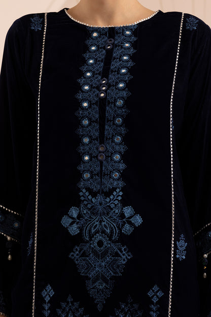 Embroidered Kurta Dupatta Trouser - 0733