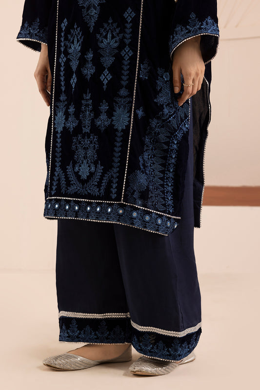 Embroidered Kurta Dupatta Trouser - 0733