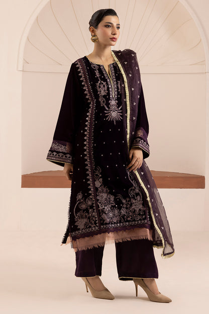 Embroidered Kurta Dupatta Trouser - 0734