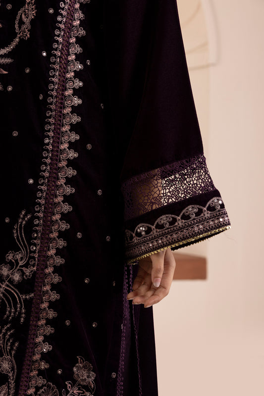 Embroidered Kurta Dupatta Trouser - 0734