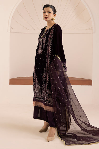 Embroidered Kurta Dupatta Trouser - 0734