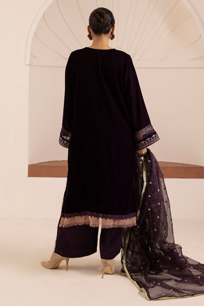 Embroidered Kurta Dupatta Trouser - 0734