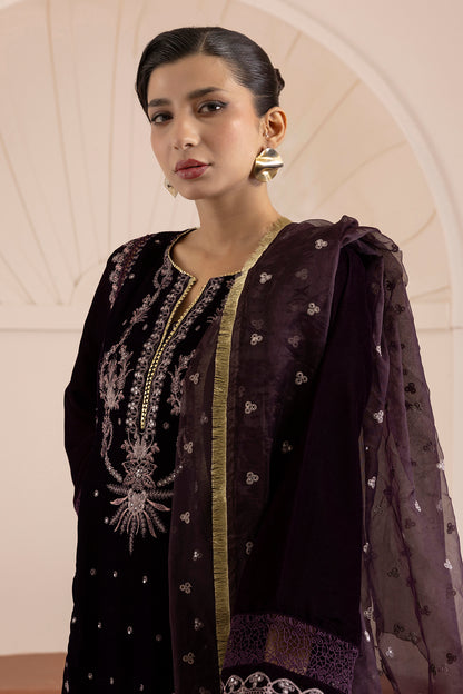 Embroidered Kurta Dupatta Trouser - 0734