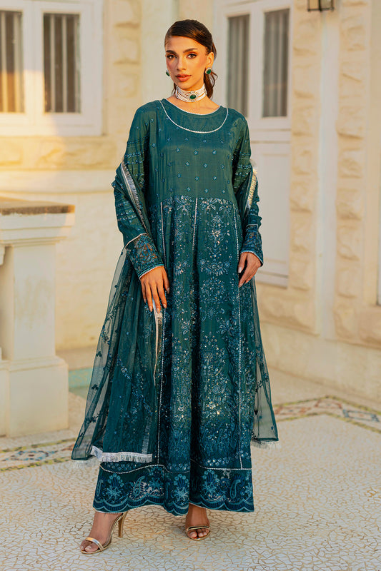 Embroidered Kurta Dupatta Trouser - 0738