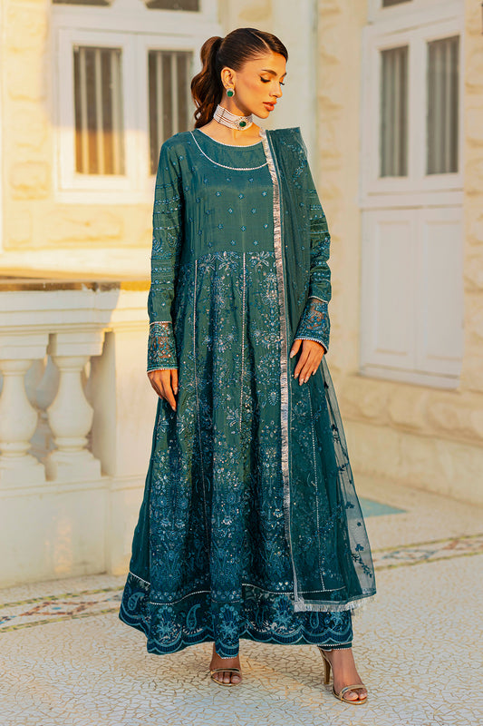 Embroidered Kurta Dupatta Trouser - 0738