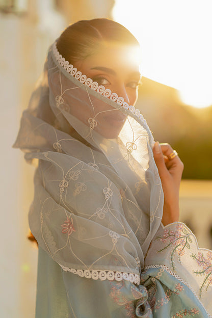 Embroidered Kurta Dupatta Trouser - 0739