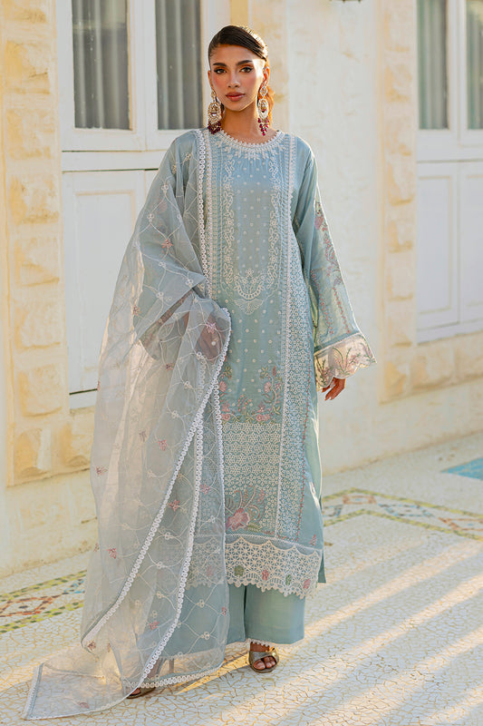Embroidered Kurta Dupatta Trouser - 0739