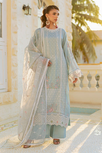 Embroidered Kurta Dupatta Trouser - 0739