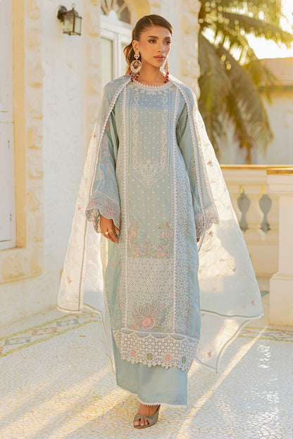 Embroidered Kurta Dupatta Trouser - 0739