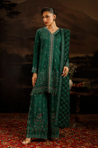 Embroidered Kurta Dupatta Trouser - 2735