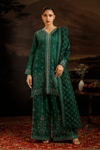 Embroidered Kurta Dupatta Trouser - 2735