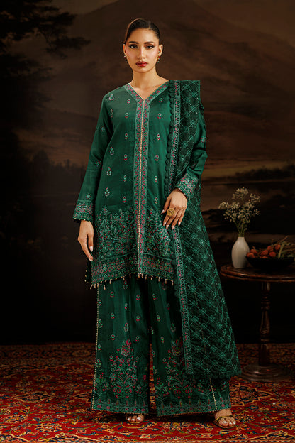 Embroidered Kurta Dupatta Trouser - 2735