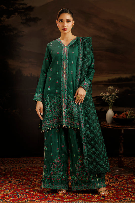 Embroidered Kurta Dupatta Trouser - 2735