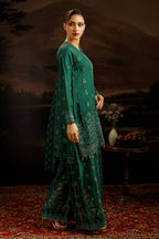 Embroidered Kurta Dupatta Trouser - 2735