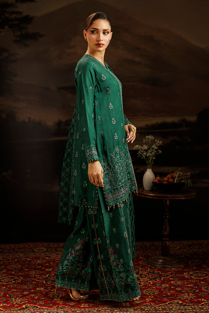 Embroidered Kurta Dupatta Trouser - 2735