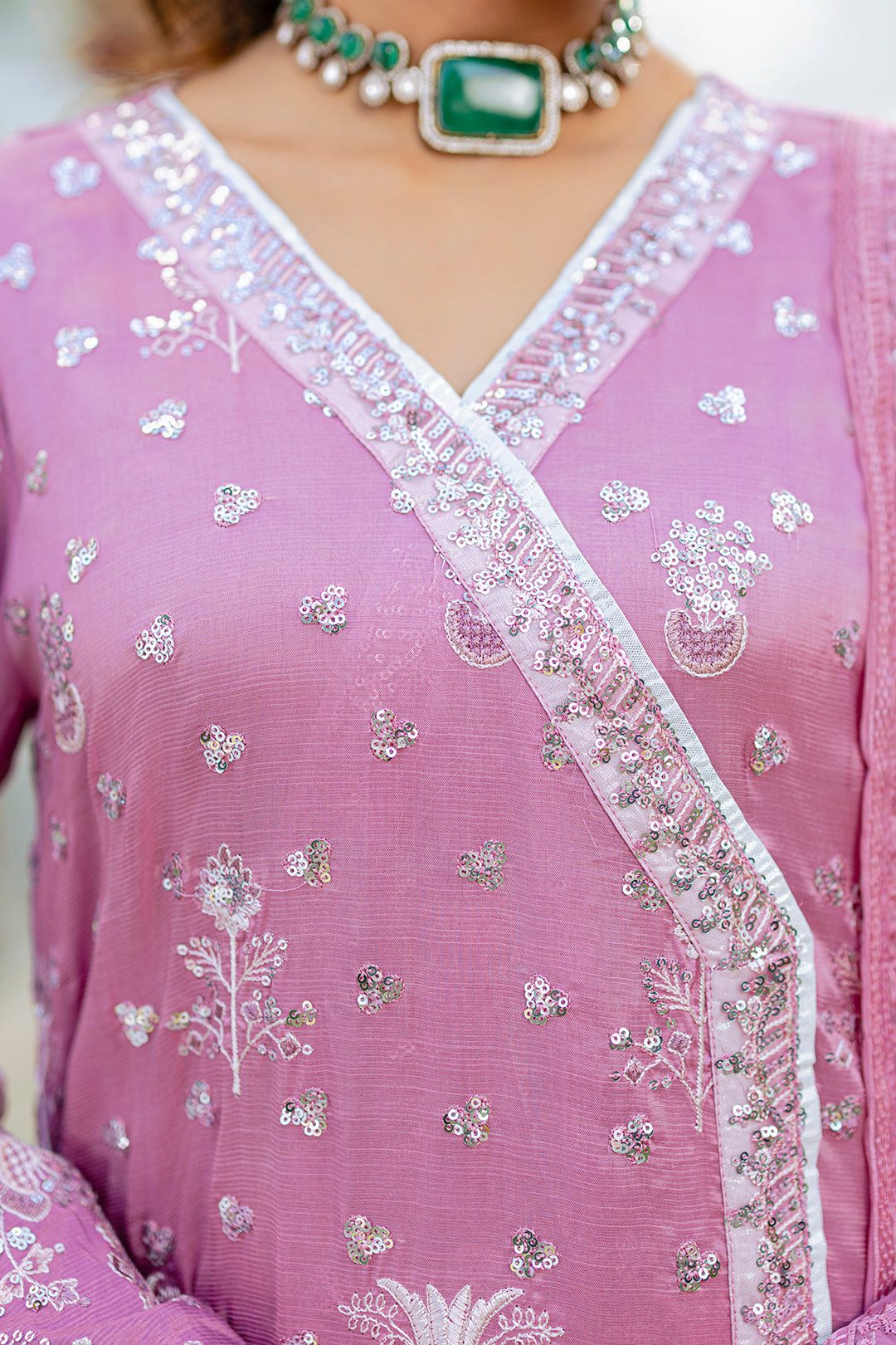 Embroidered Kurta Dupatta Trouser - 2736
