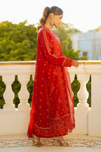 Embroidered Kurta Dupatta Trouser - 2740