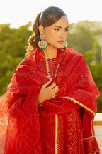 Embroidered Kurta Dupatta Trouser - 2740