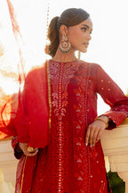 Embroidered Kurta Dupatta Trouser - 2740
