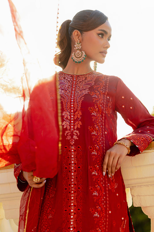 Embroidered Kurta Dupatta Trouser - 2740