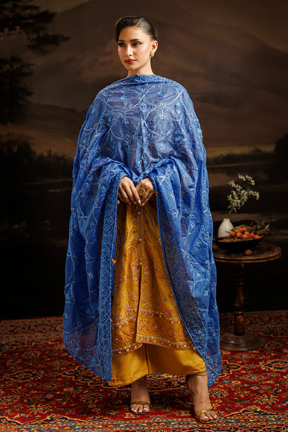Embroidered Kurta Dupatta Trouser - 0760